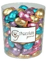 Easter Half Eggs Milk Chocolate 1120g Barrels, and 500g Half Barrels