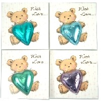 Gift Cards with Milk Chocolate inside Display box of 100 cards