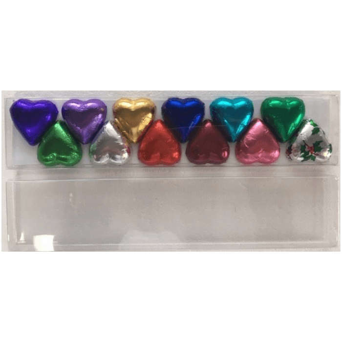 PVC-Rectangular-Long-Box-Packaging Chocolate Gems